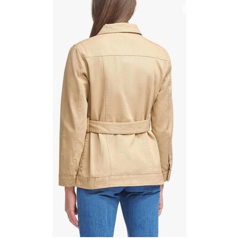 NWOT Levi's Safari Denim Belted Tan Jacket  S - Picture 3 of 9